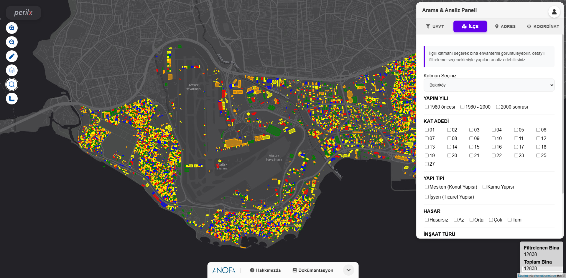 Perilx interface screenshot 3
